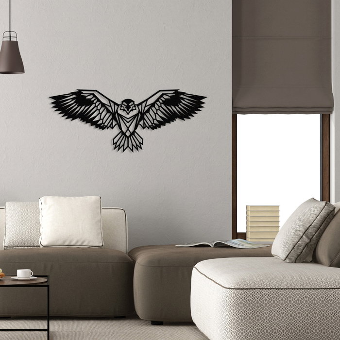 Wallity Eagle3 Metal Decor Escultura de Pared Negra Wallity Eagle3 Metal Decor Escultura de Pared Negra